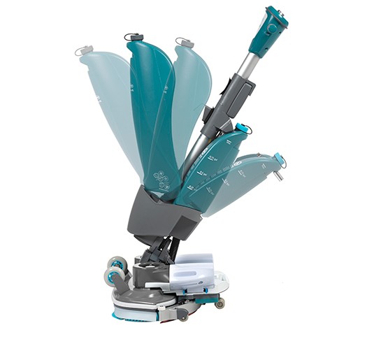 i-mop XL Plus SCRUBBER, [I-MOP XL+TEAL W/BATT   CHRGR] alt 3